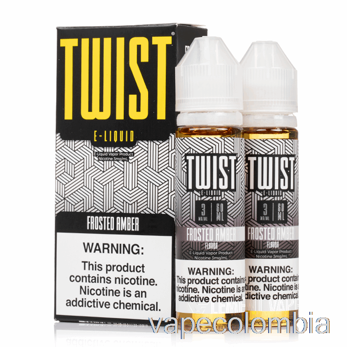 Vape Recargable Frosted Amber - E-líquido Cookie Twist - 120ml 0mg